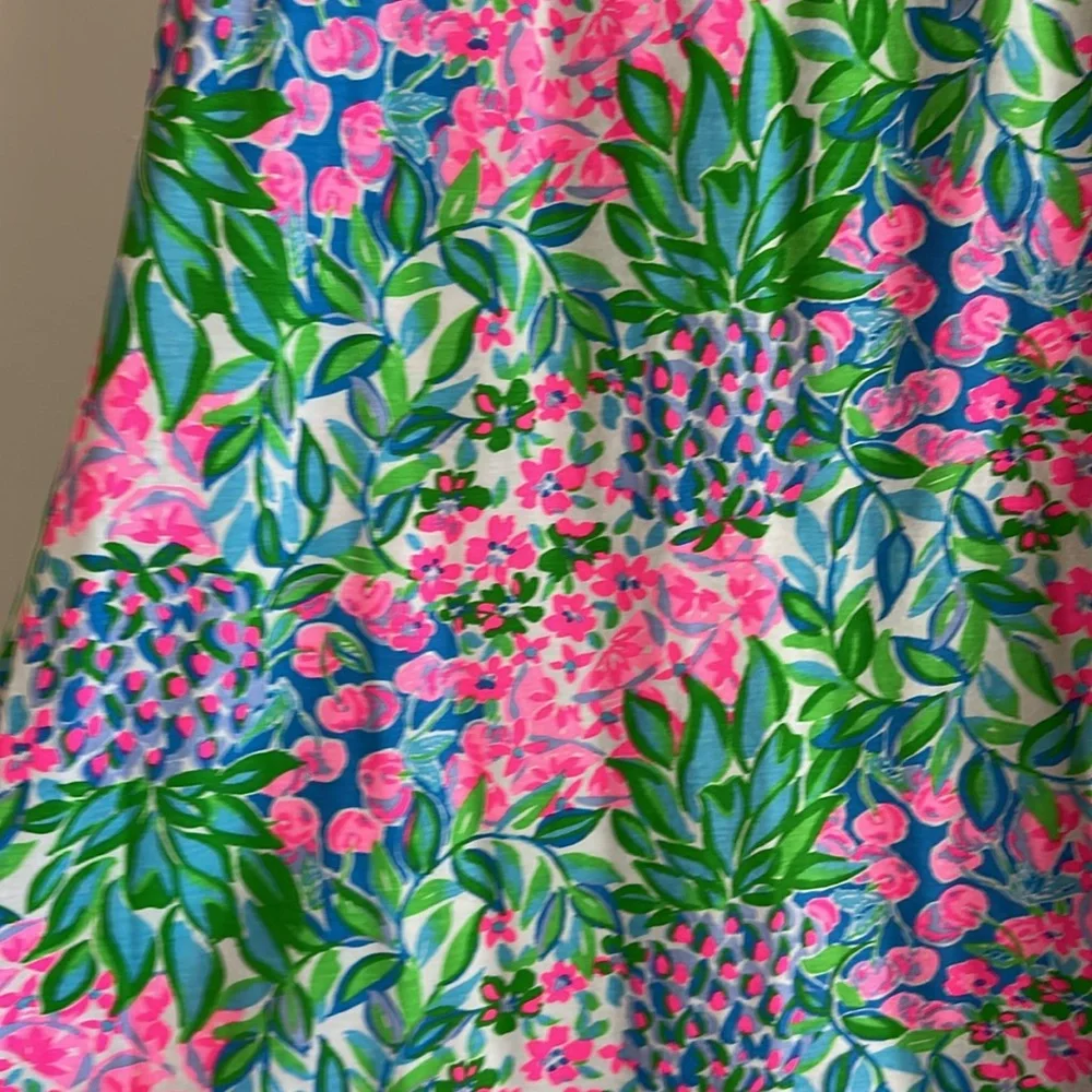 Lilly Pulitzer Pink and Blue Floral Dress - Picture 2 of 3